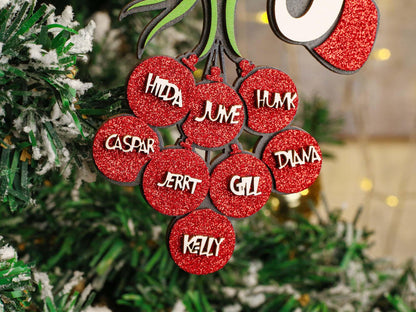 Grinch Personalized Name Ornament