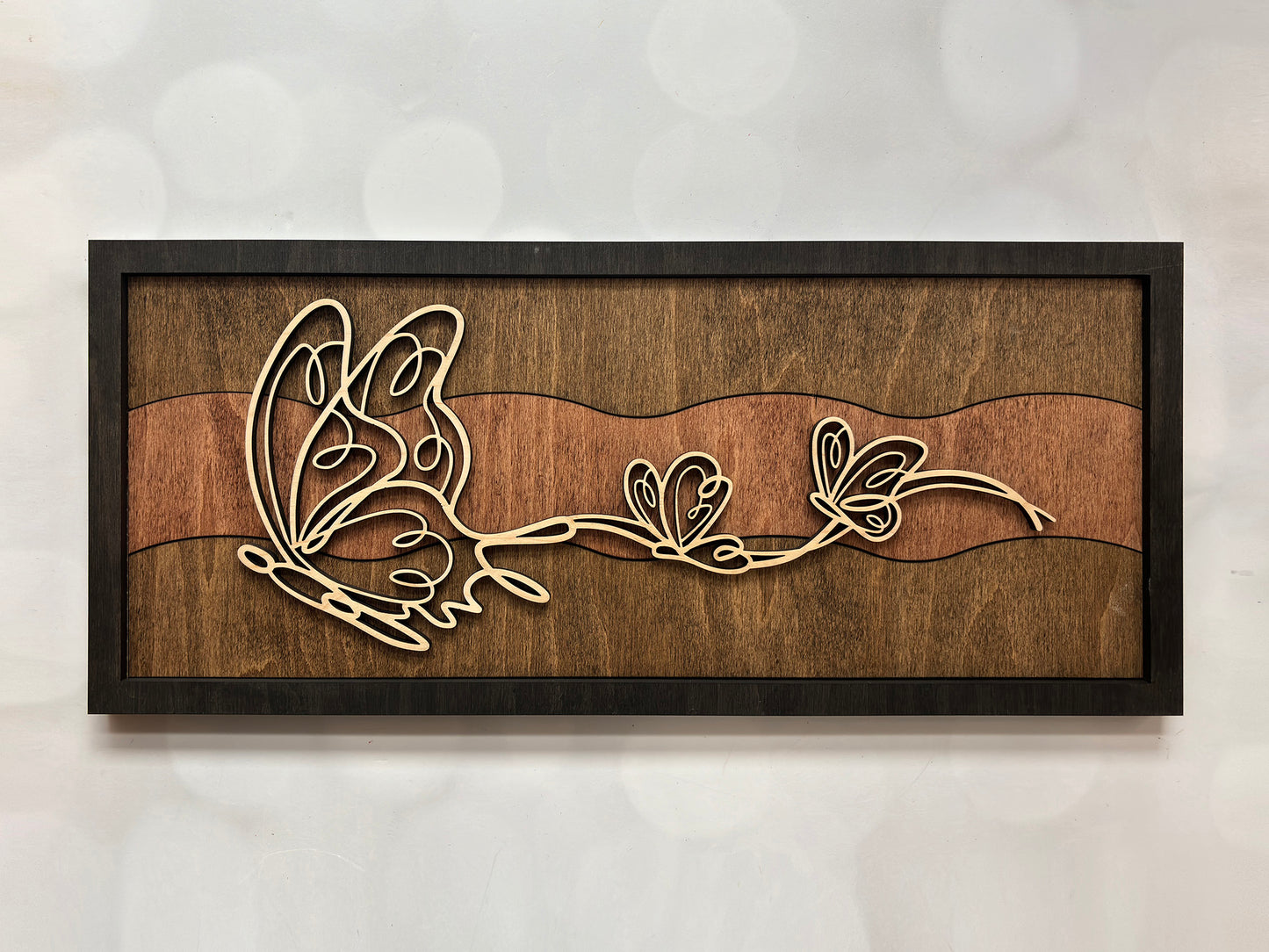 Wood Doodle Art Wall Decor