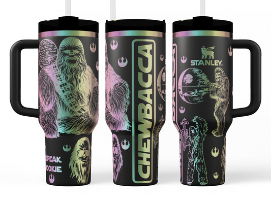 Chewbacca - Wookie - Star Wars Themed 40 oz Quencher Tumbler