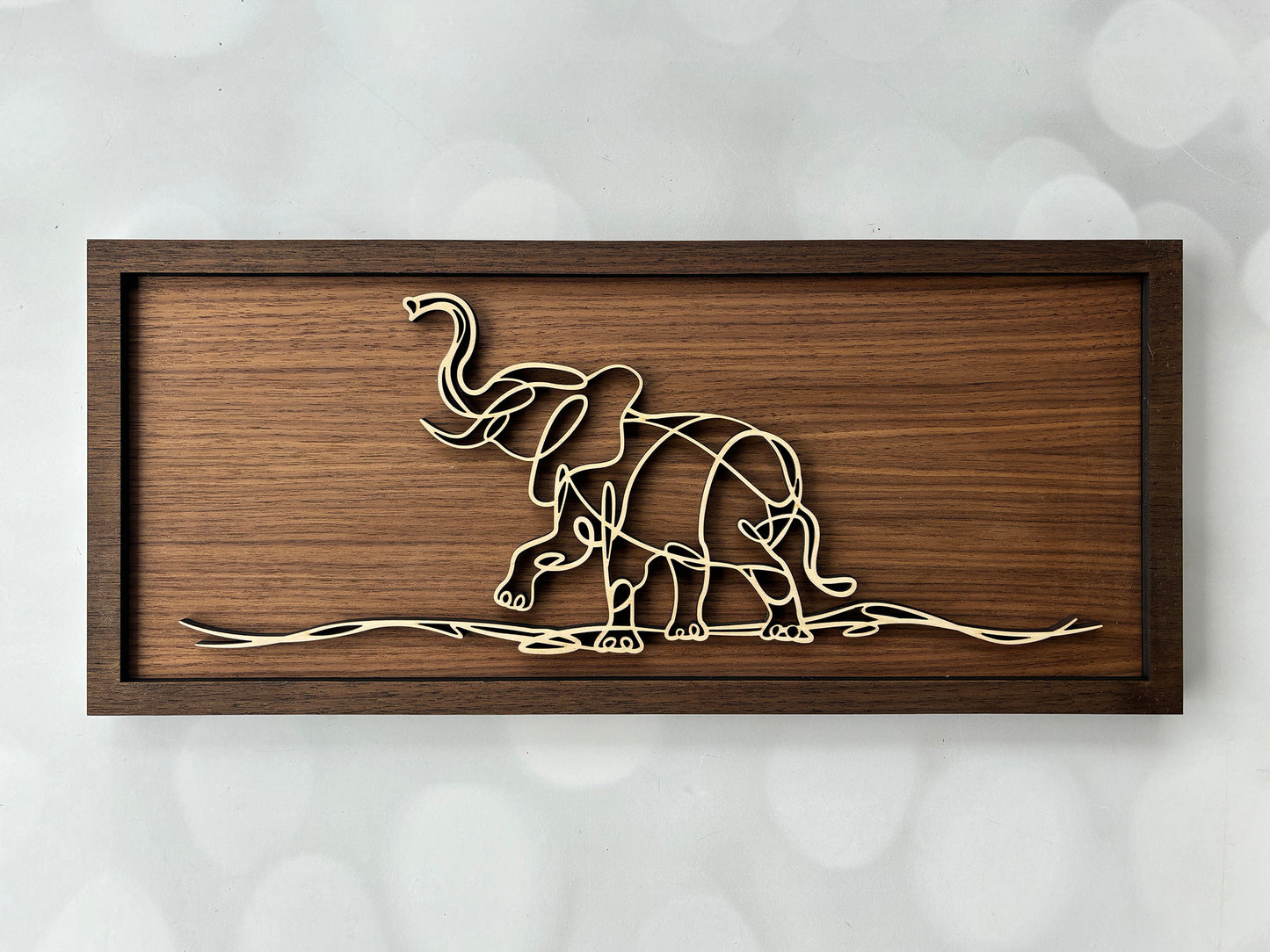 Wood Doodle Art Wall Decor