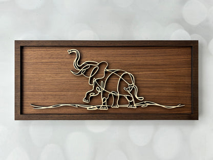 Wood Doodle Art Wall Decor