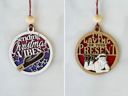 Naughty Cristmas Ornaments