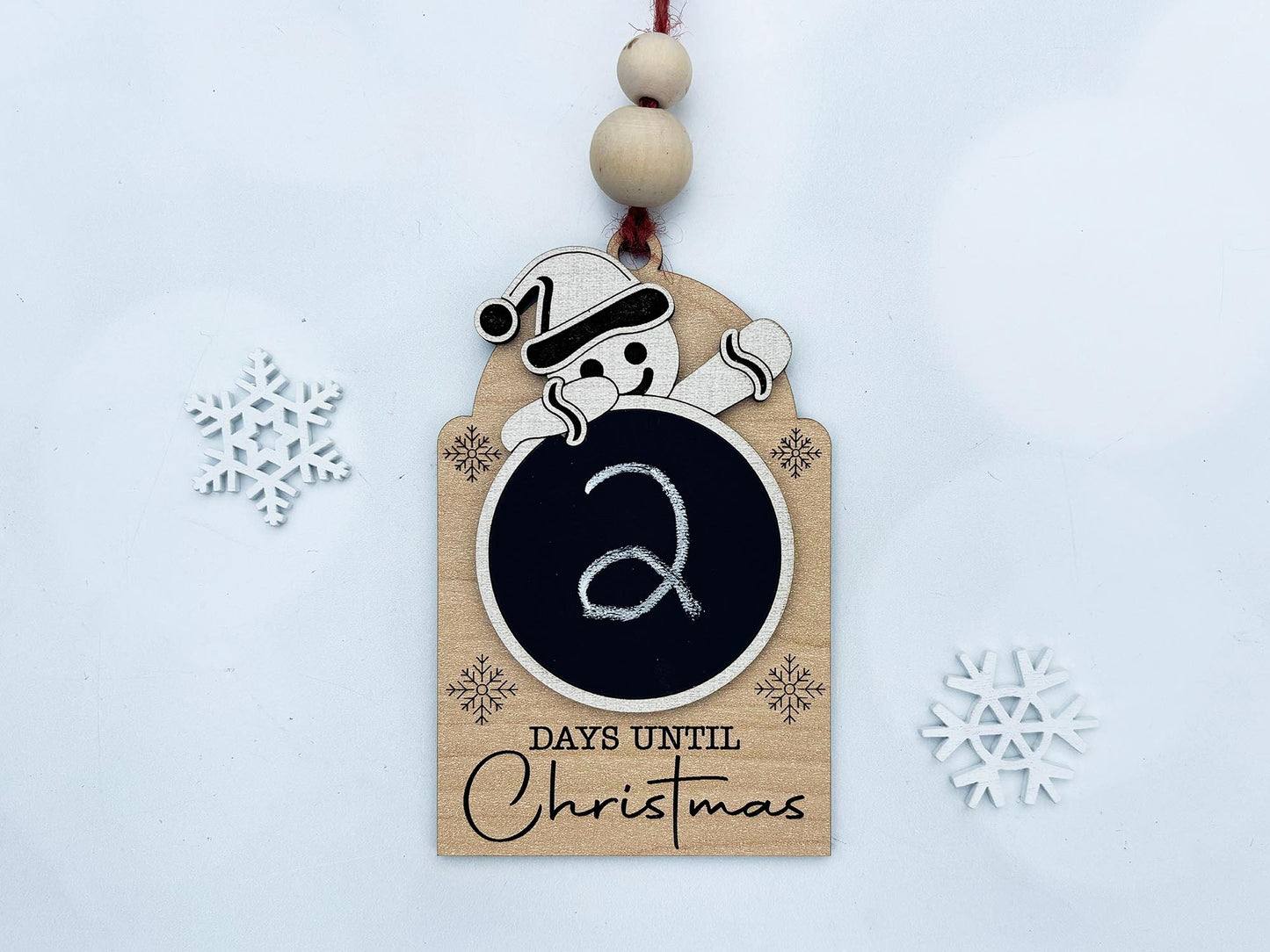 Christmas Countdown Chalkboard Ornament