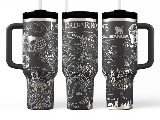 STANLEY! Lord Of The Rings - LOTR Themed 40 oz Stanley Quencher Tumbler