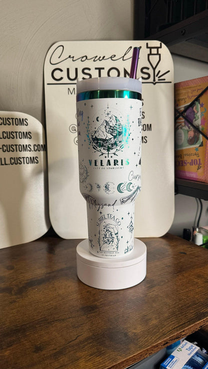 Acotar / Velaris Themed 40 oz Quencher Tumbler