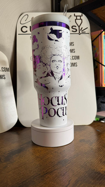 Full Custom Design and Wrap 40oz Quencher Tumbler