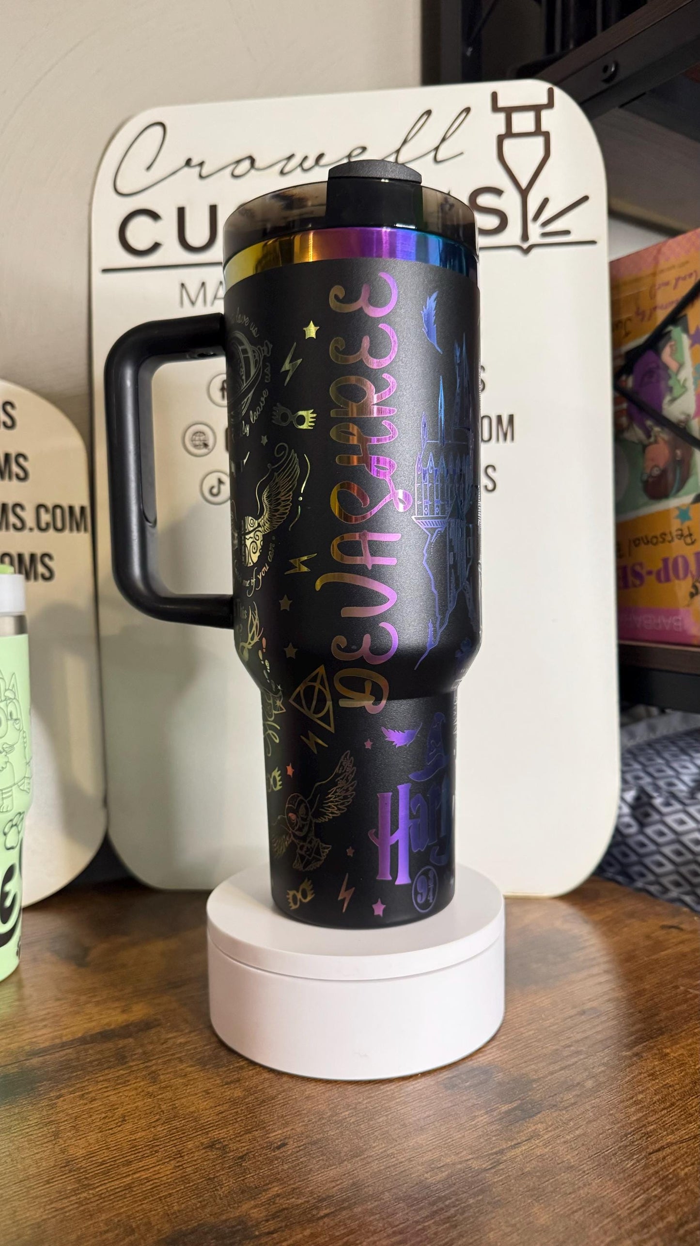 Full Custom Design and Wrap 40oz Quencher Tumbler