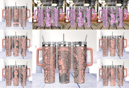 Disney Princess 40oz Quencher Tumbler (Choose Design)