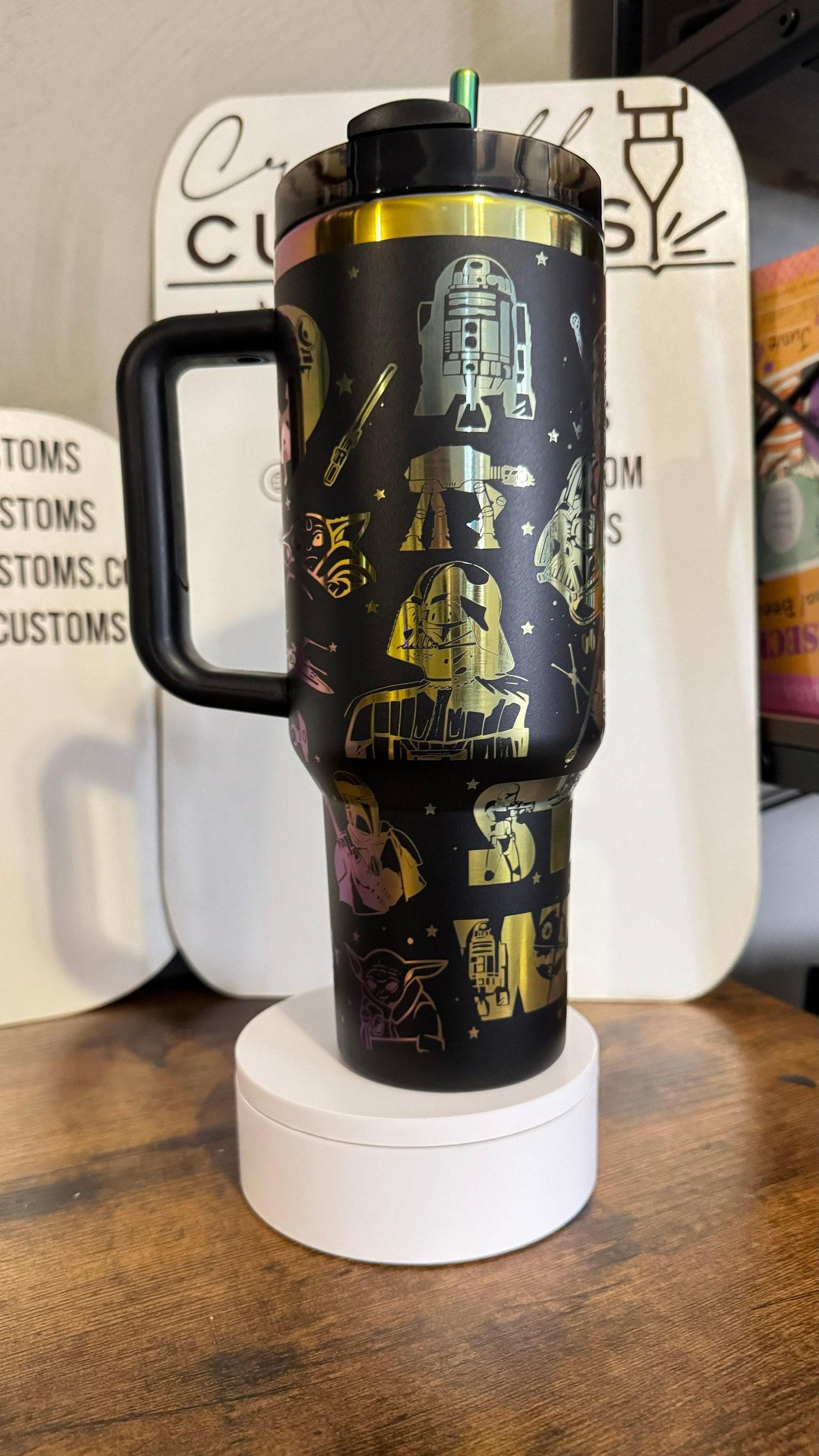 Star Wars Themed 40oz Quencher Tumbler