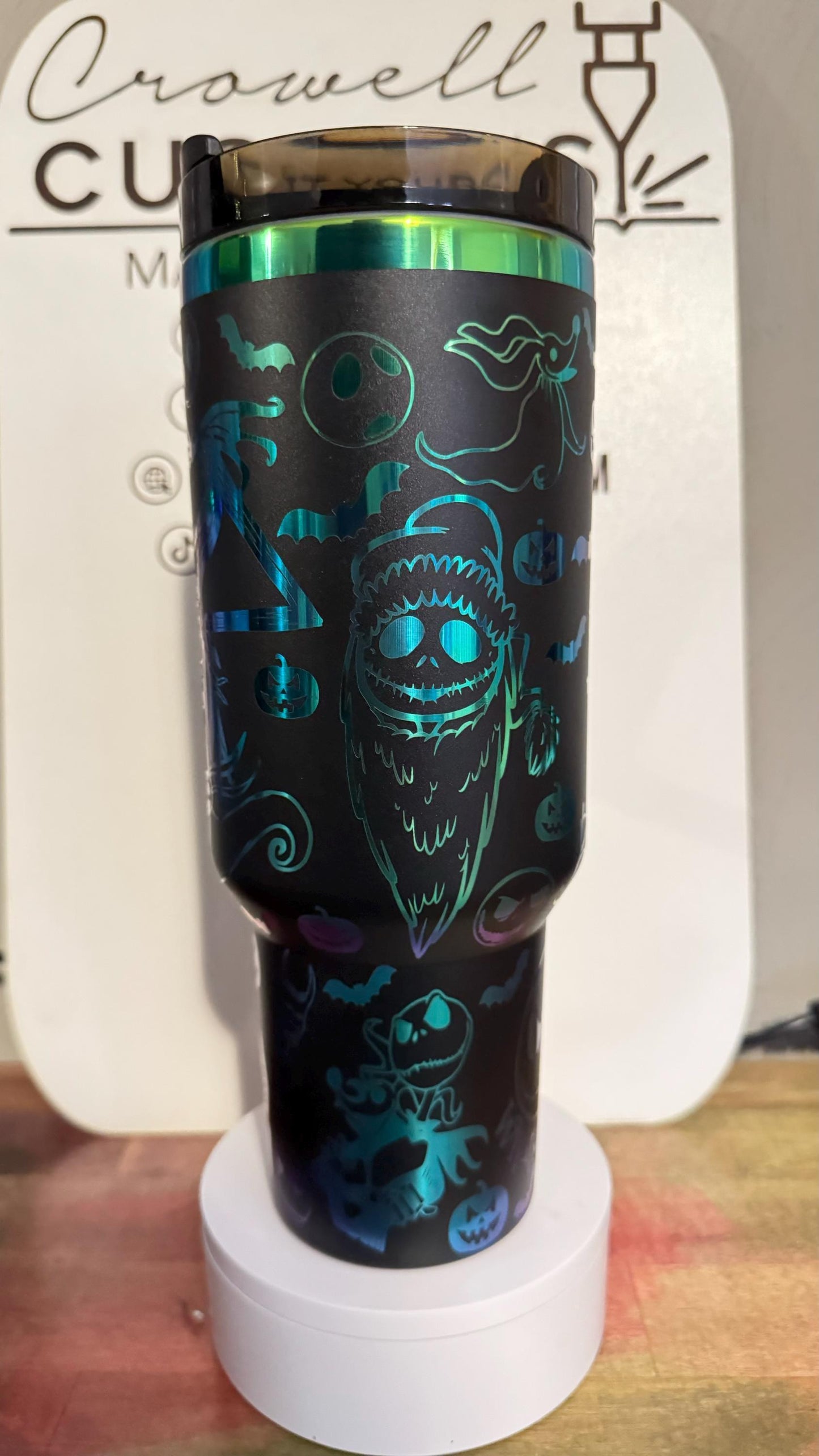 Jack Skellington Nightmare Before Christmas 40oz Quencher Tumbler