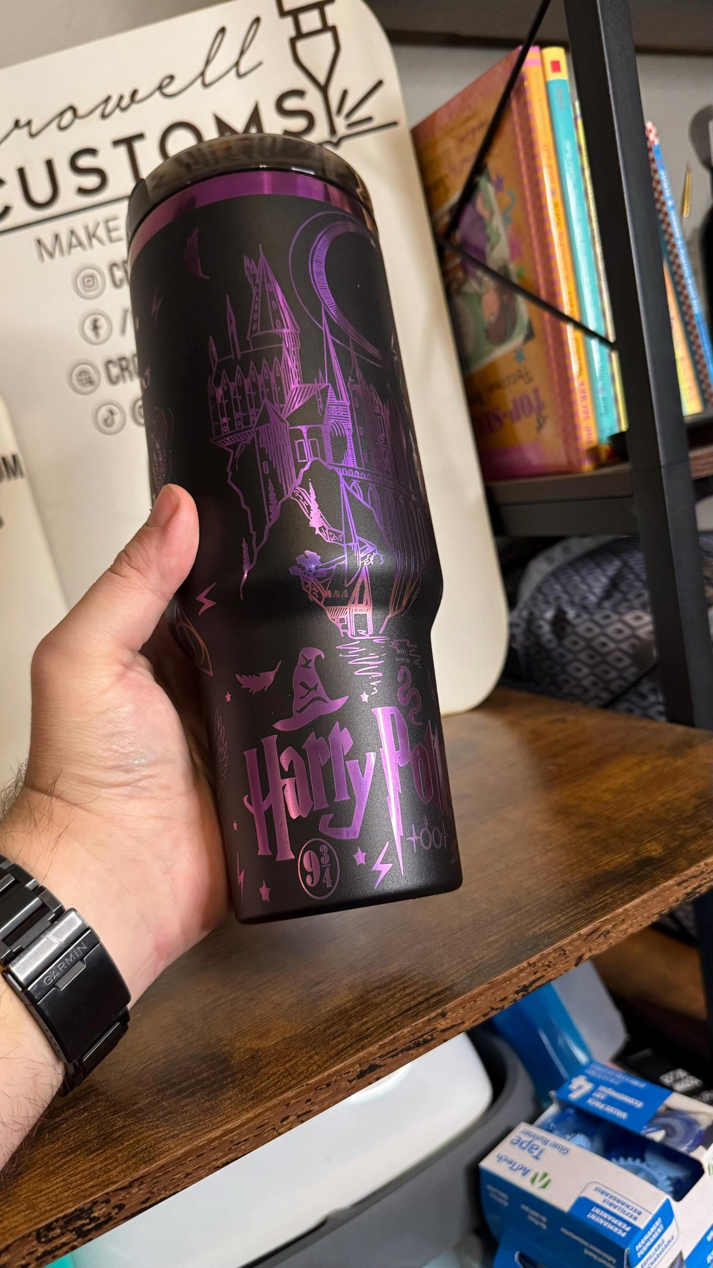 Harry Potter Hogwarts Theme 40oz Quencher Tumbler