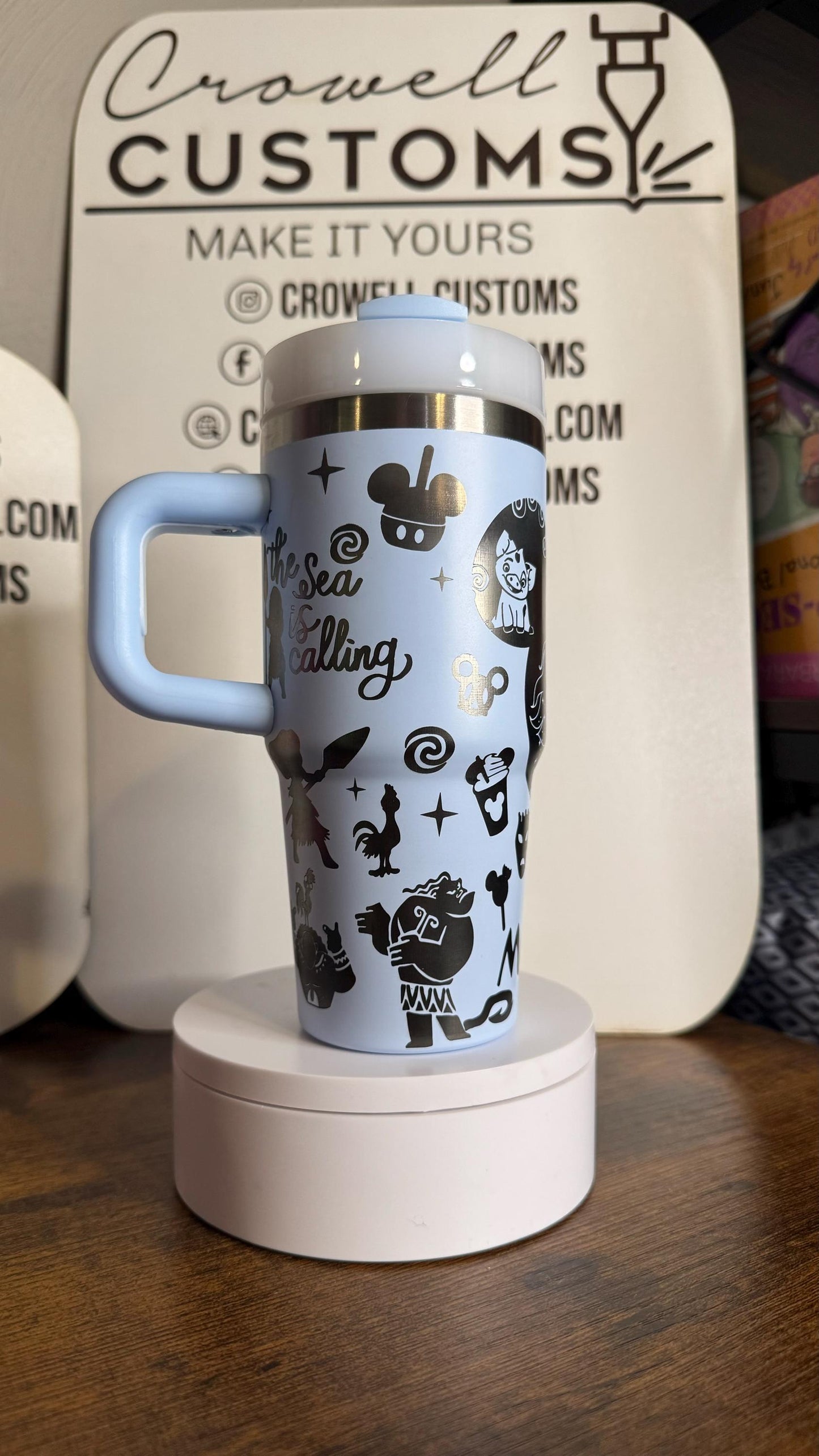 Disney Mickey Mouse Ear Pattern 14oz Mini Quencher Tumbler