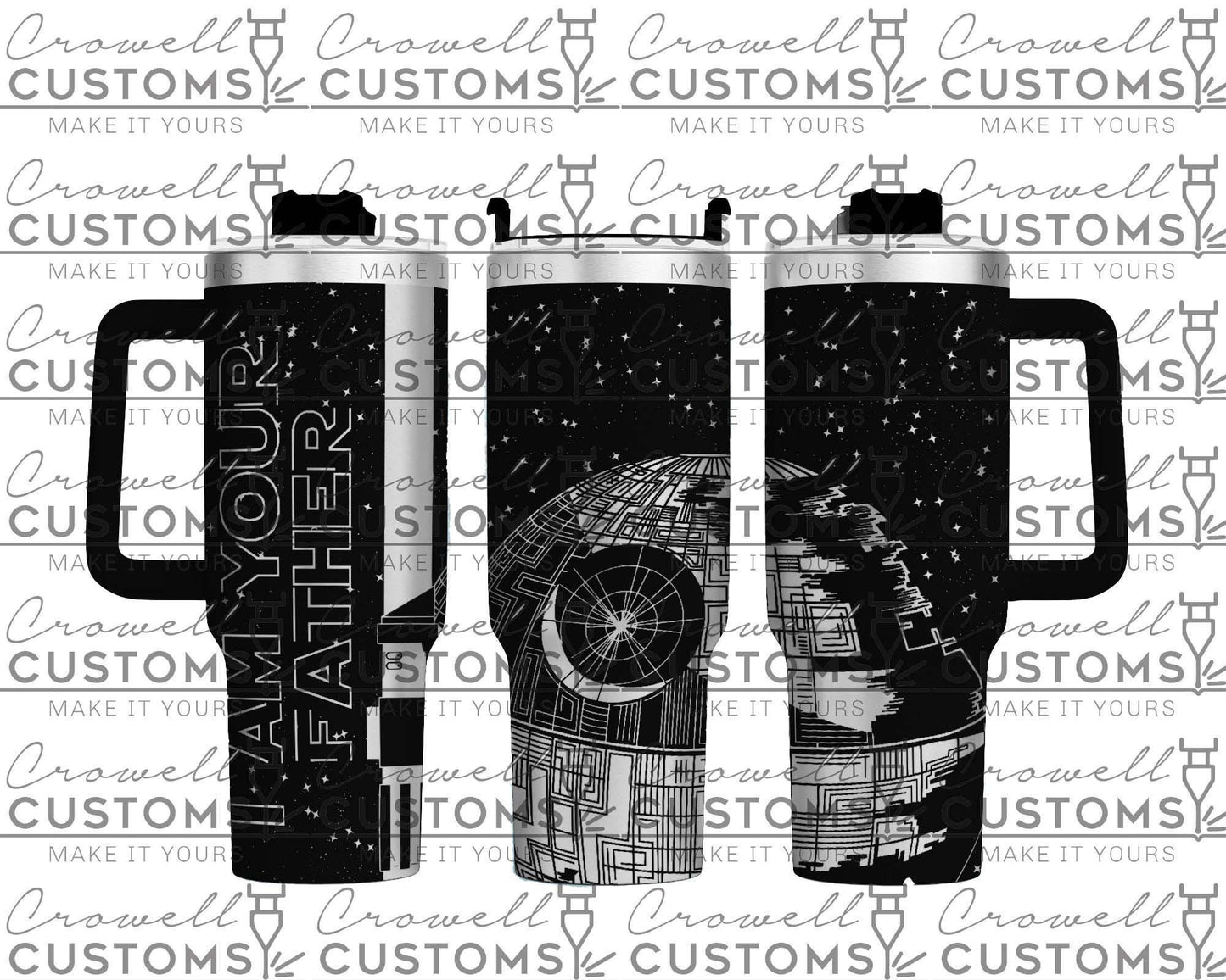 STANLEY! I AM YOUR FATHER! - Darth Vader Star Wars Customizable Father's Gift 40oz Stanley H2.0 Quencher Tumbler