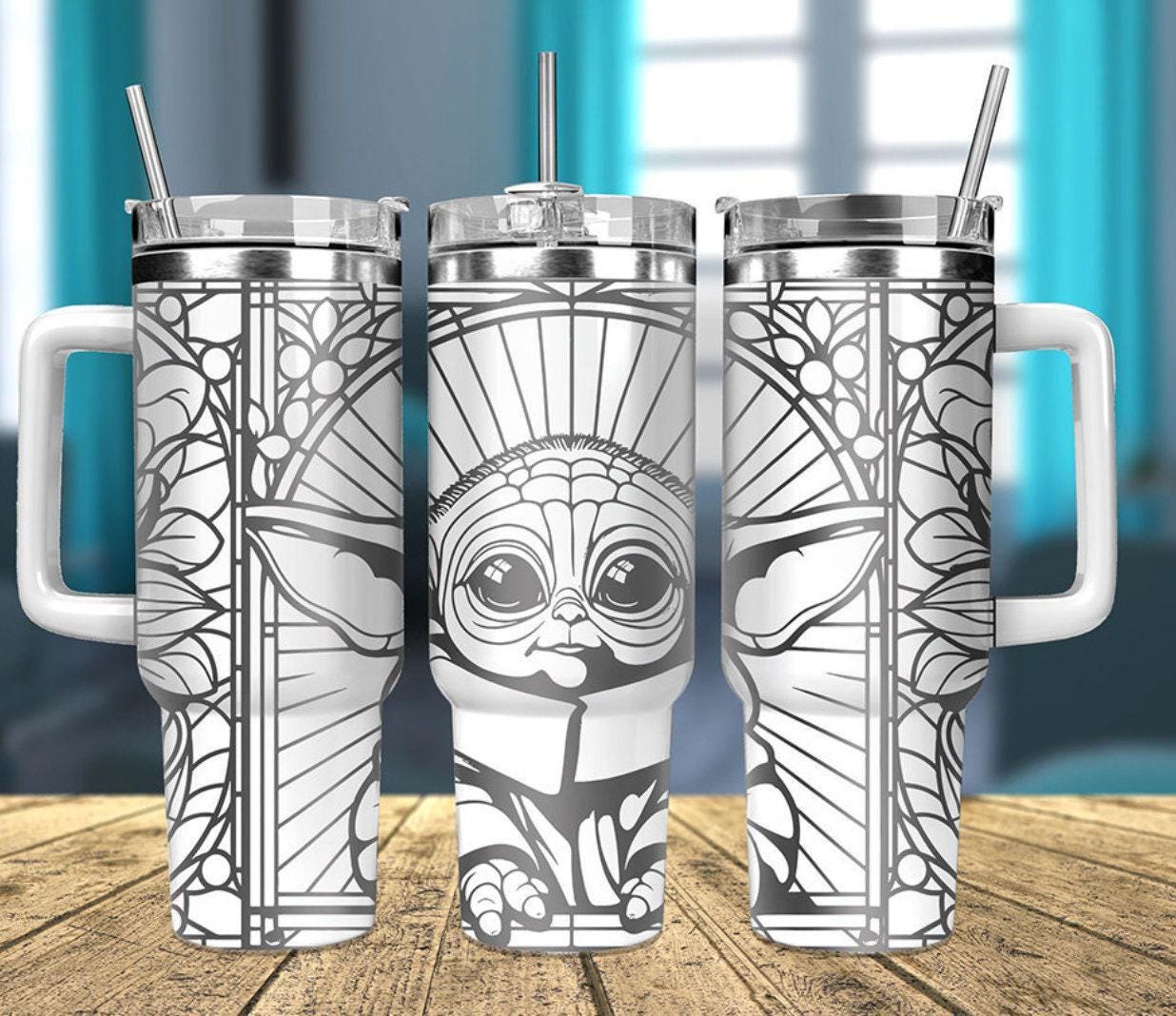 Full Custom Design and Wrap 40oz Quencher Tumbler