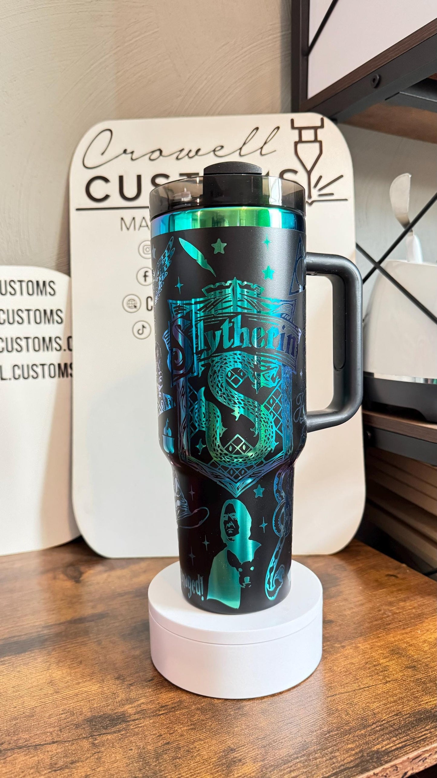 Full Custom Design and Wrap 40oz Quencher Tumbler